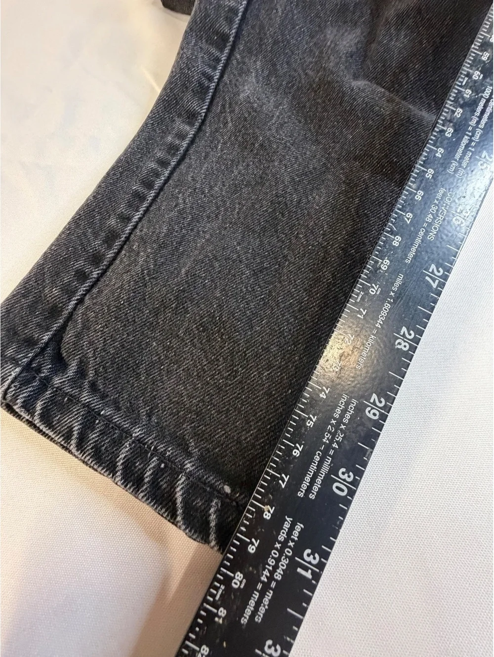 Levi's 551 black jeans